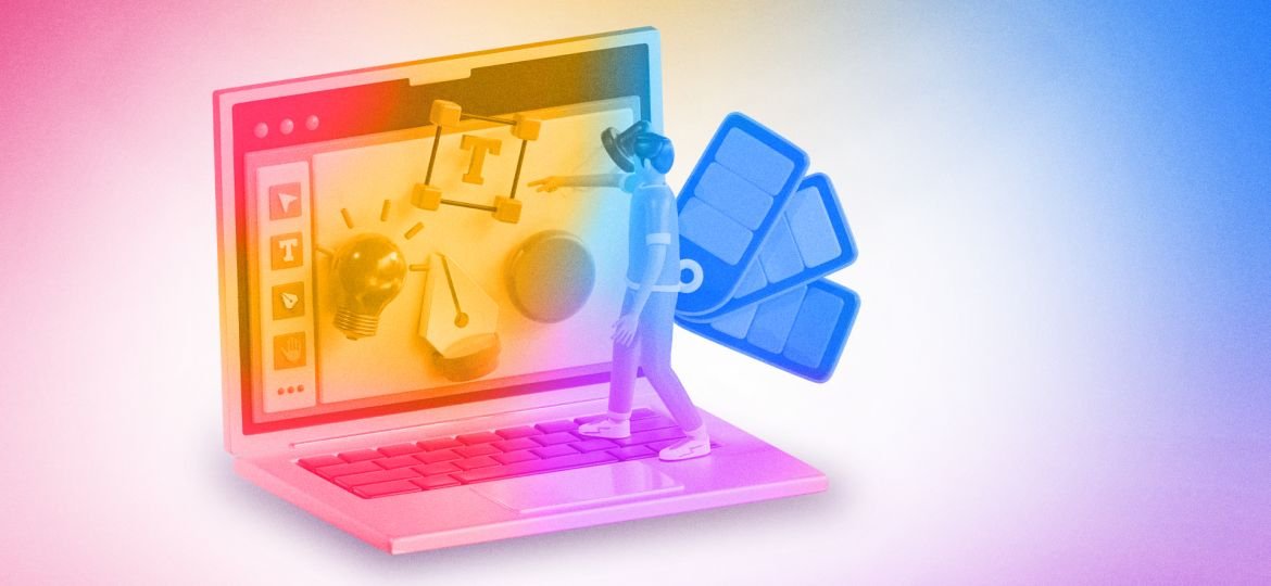The Freelancer Trap, Laptop Graphic Design